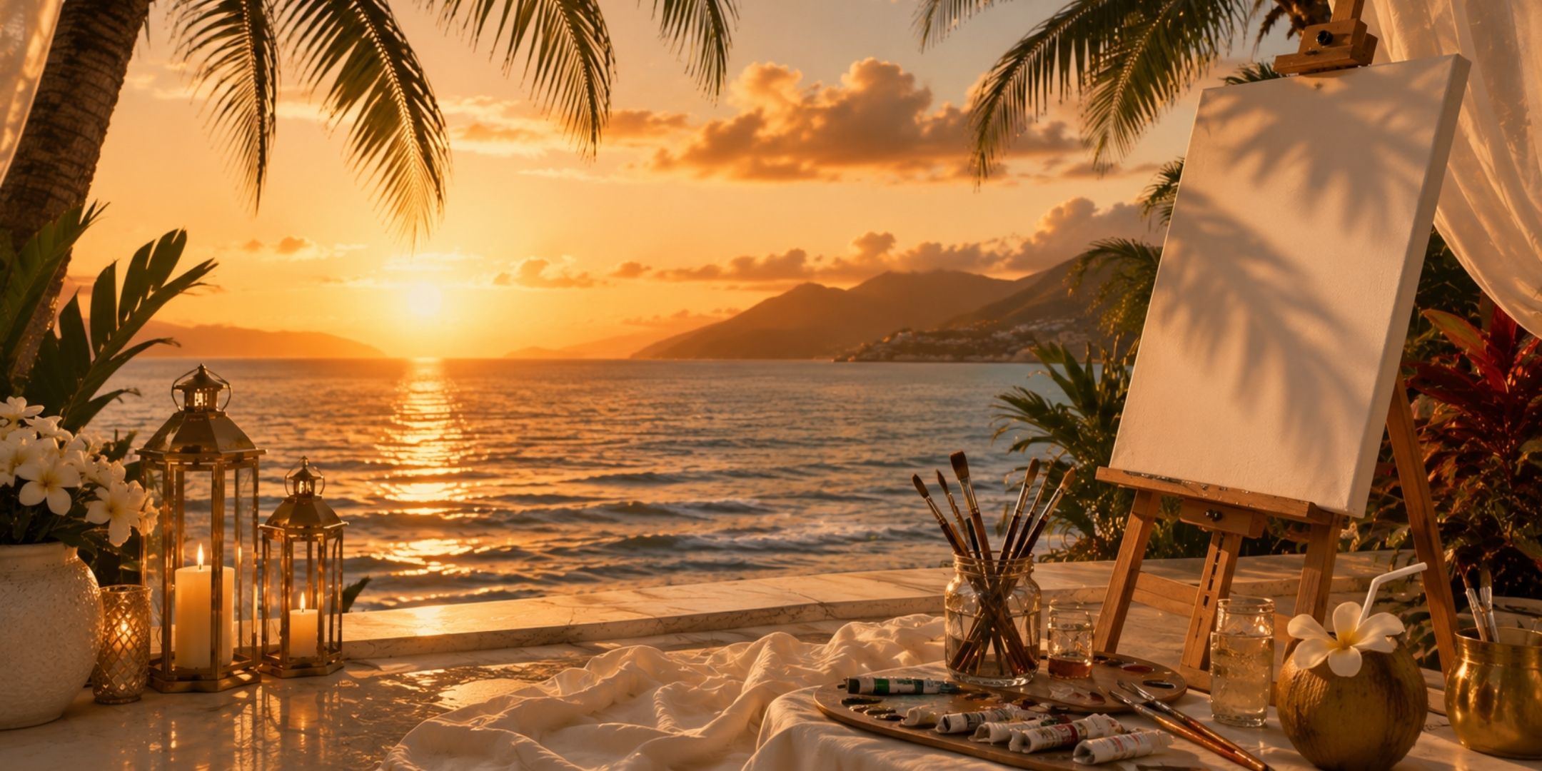 Sip & Stroke: Caribbean Nights